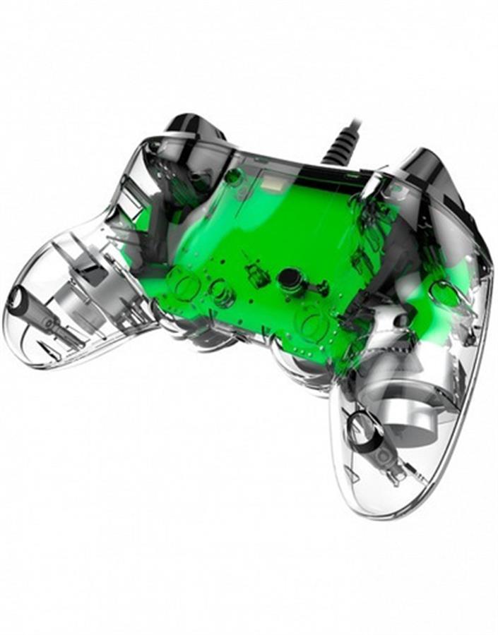 Joystick Nacon Compact Ps4 Cableado Verde Cristal