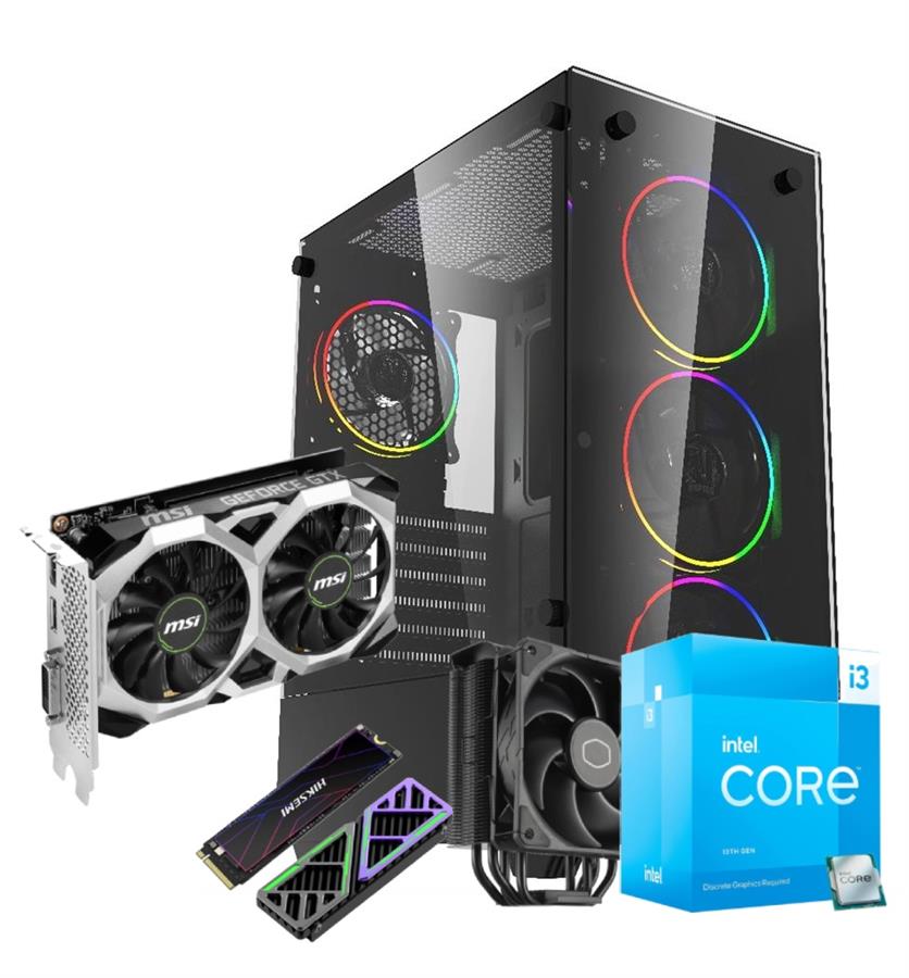 Pc Armada Gamer Intel i3 13100f | RTX 3050 | 16GB | 512 SSD m.2 | Win11