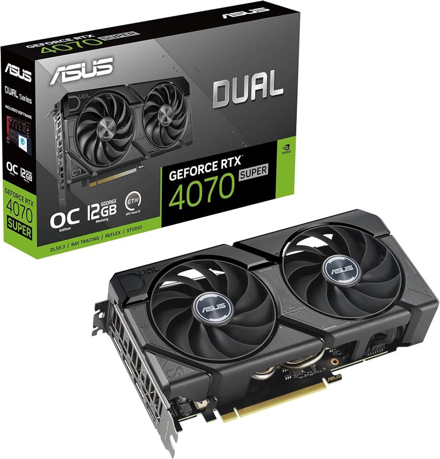 Placa de video Asus Rtx 4070 Super Dual OC 12gb