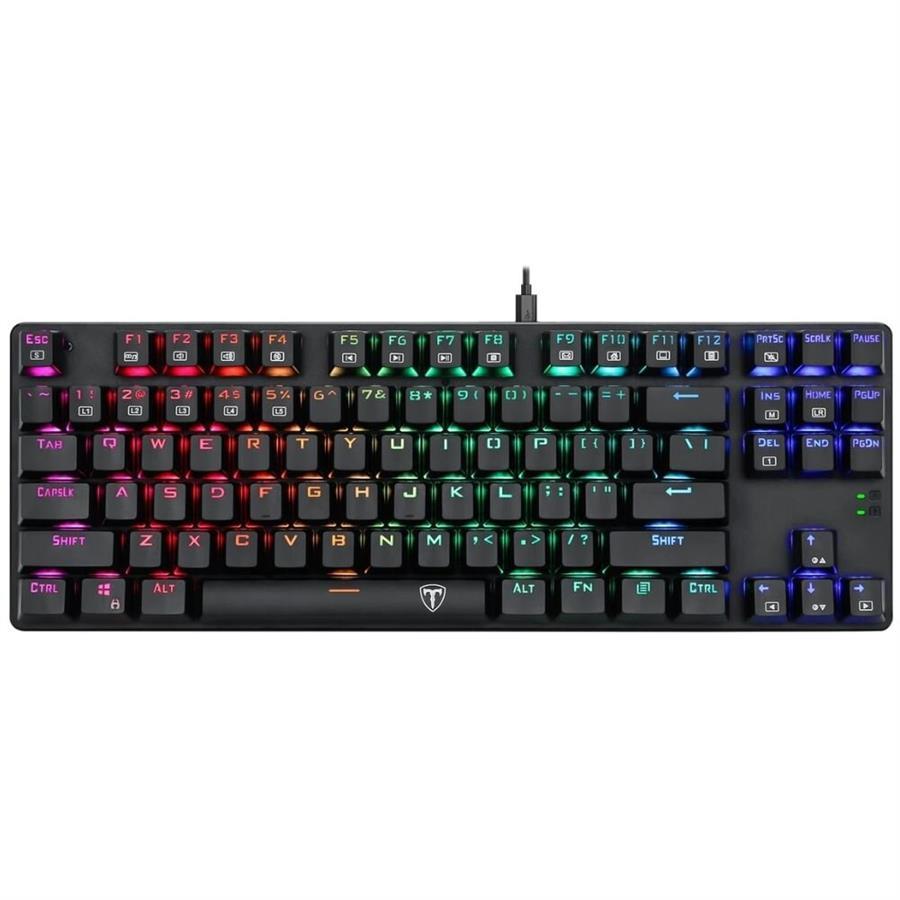 Teclado T-dagger Bora Black T-tgk315-rd Swtich Blue Rgb