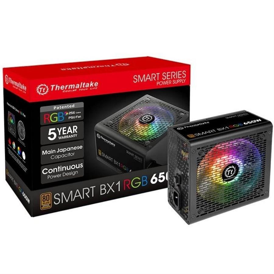 Fuente Thermaltake Smart Bx1 Rgb 650w 80 Plus Bronze