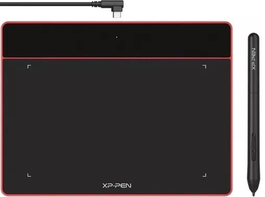 Tableta Gráfica Xp-pen Deco Fun S Roja Red