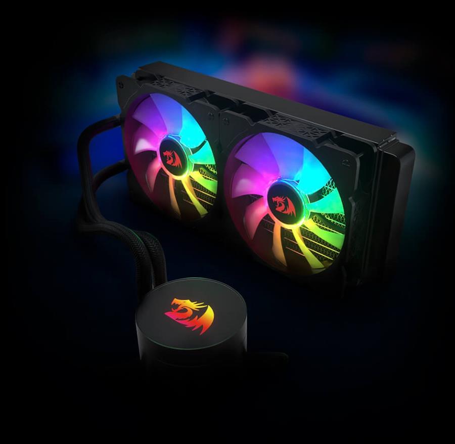 Water Cooler Cpu Redragon Effect X RGB Dual CCW-3000
