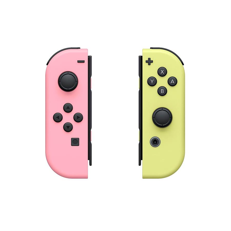 Joy con Original Nintendo Switch Pastel Rosa / Amarillo
