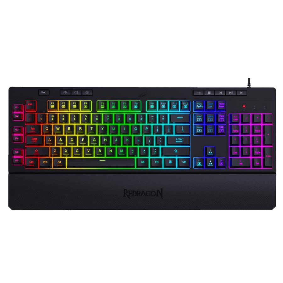 Teclado Gamer Redragon Shiva K512 Black Membrana