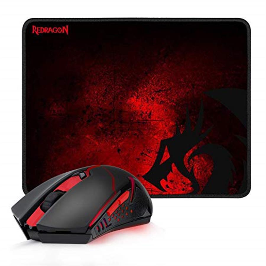 Kit Gamer Redragon M601WL-BA Mouse Inalambrico + Pad