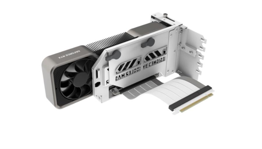 Soporte Vertical Gpu Cooler Master V3 Kit Holder PCIe4 Blanco