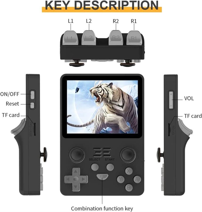 Consola De Juegos Retro Portátil Powkiddy RGB20S