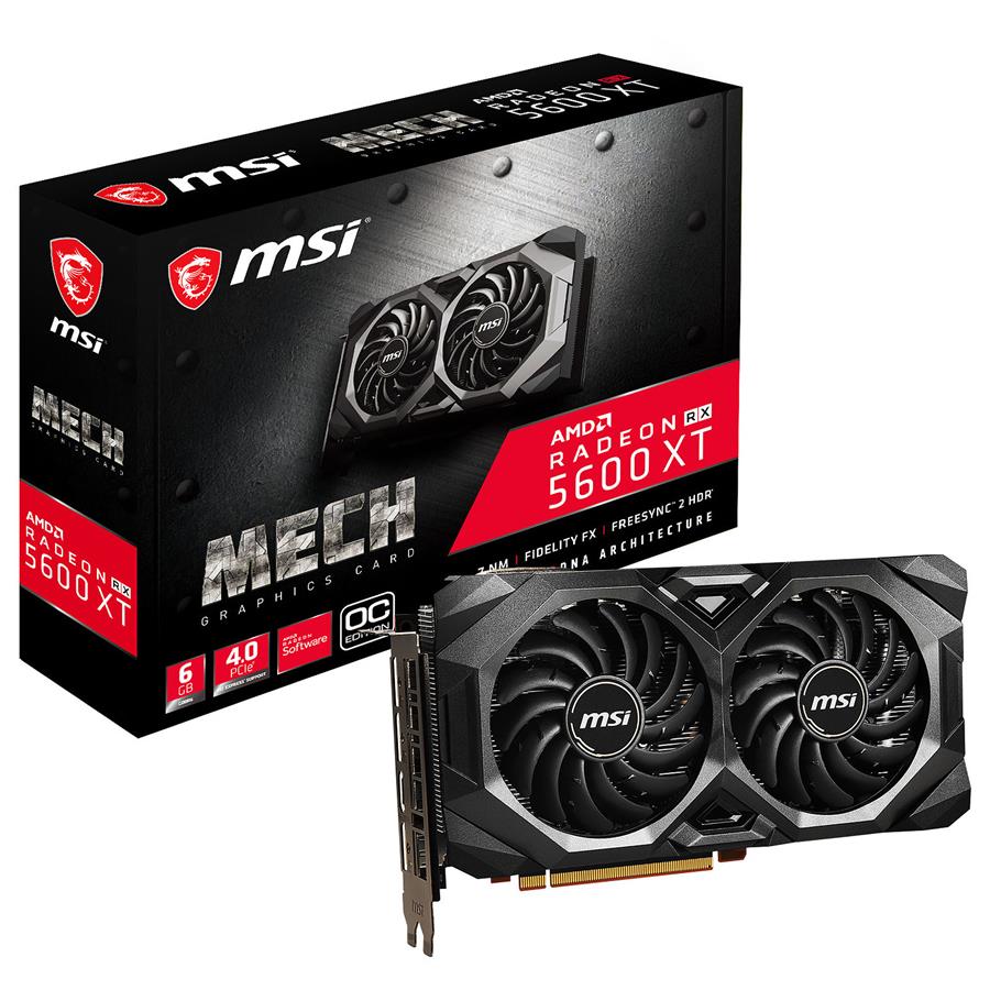 Placa De Video Msi Radeon Rx 5600 Xt Mech 6Gb - Outlet