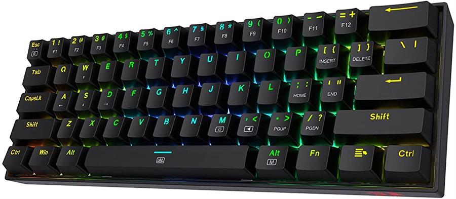 Teclado Mecanico Redragon K630 Dragonborn Black Switch Brown