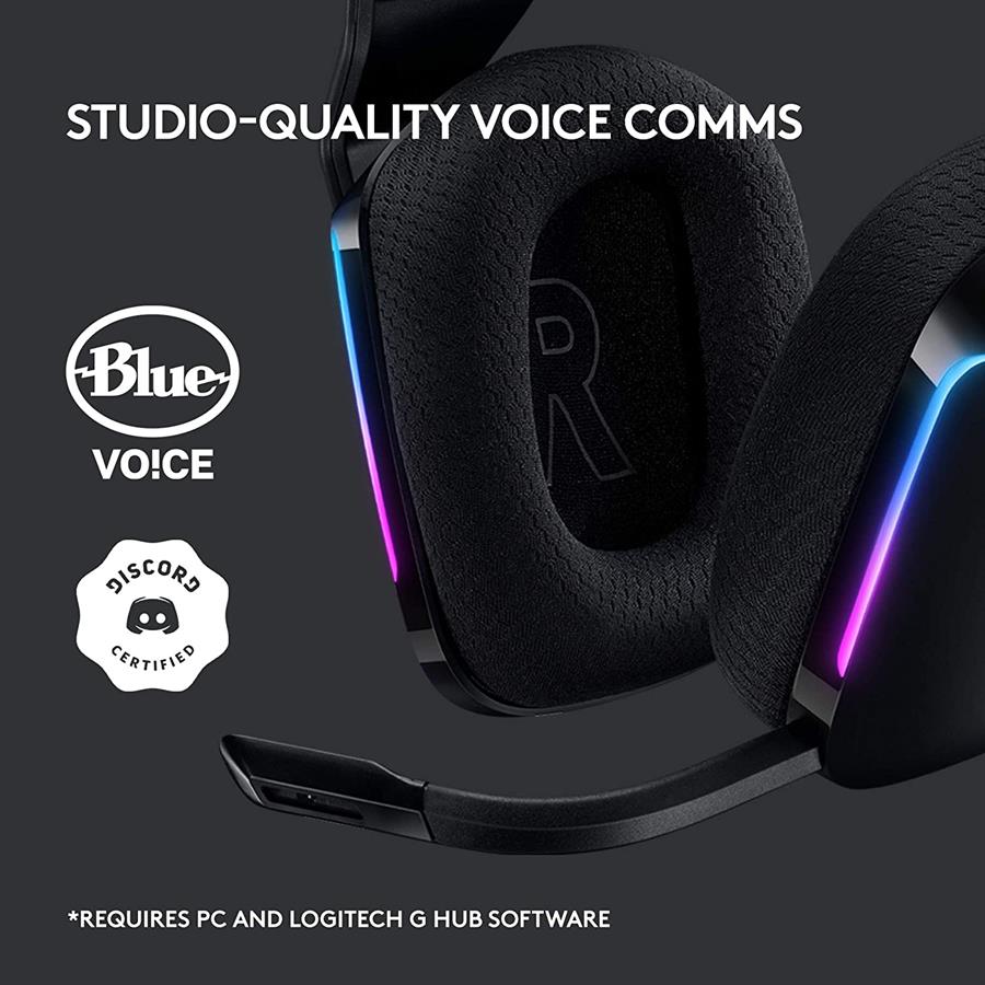 Auricular Logitech Gaming G733 Lightsync Rgb Negro