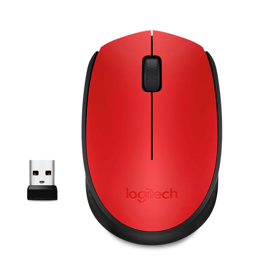 Mouse Inalámbrico Logitech M170 Red