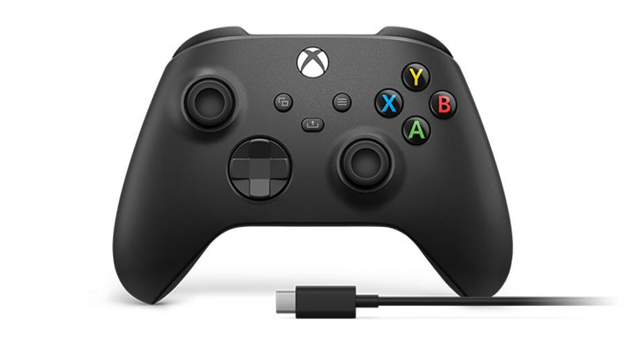 Joystick Xbox Series S/X + Cable Carbon Black Color Negro