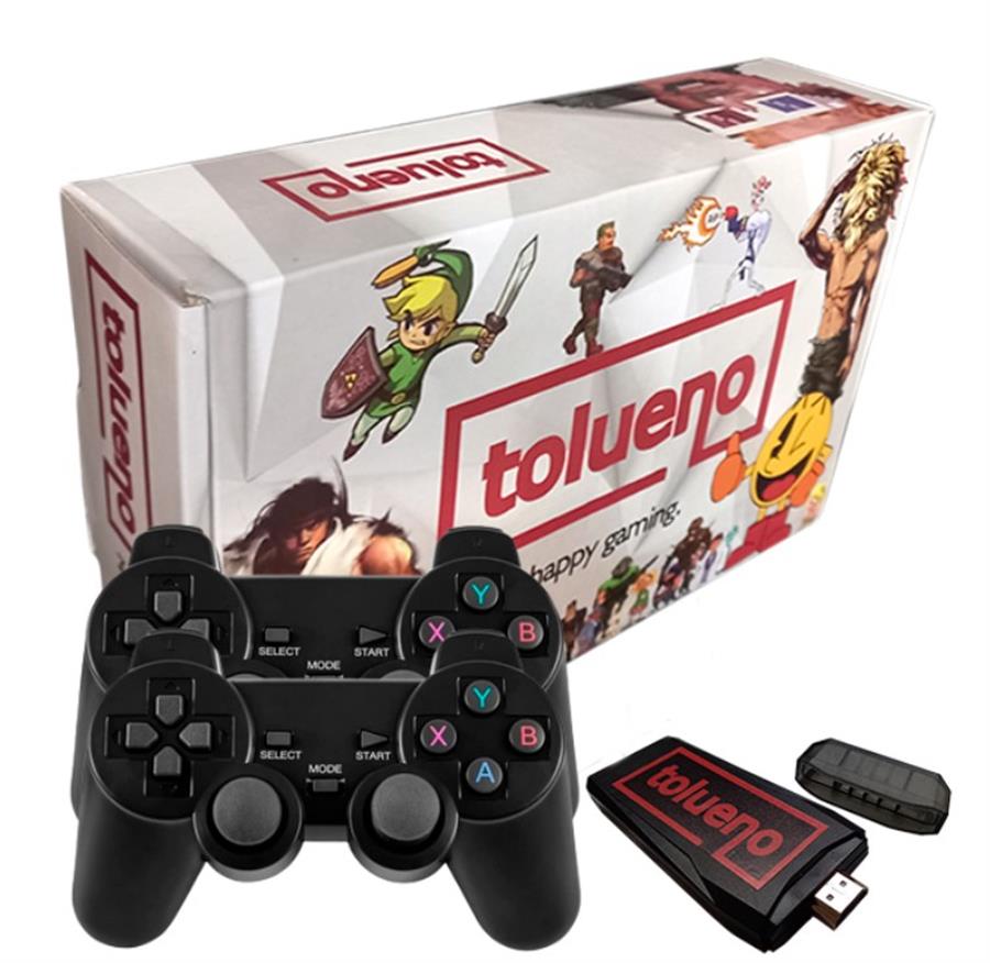Consola Retro Tolueno Lite + 2 Joysticks Inalámbricos
