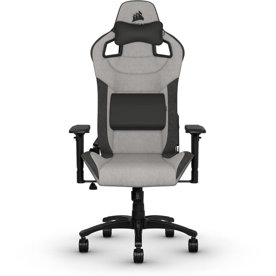 Silla Gamer Corsair T3 Rush Charcoal Grey Gris Carbon