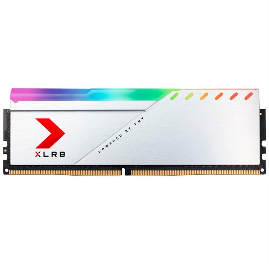 Memoria Ram Pny Xlr8 Rgb Gaming Silver 8gb 3200Mhz