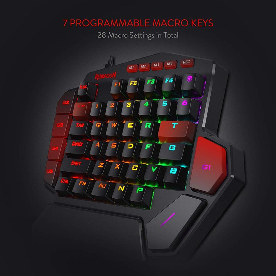Teclado Mecánico Redragon Diti K585 RGB Switch Brown