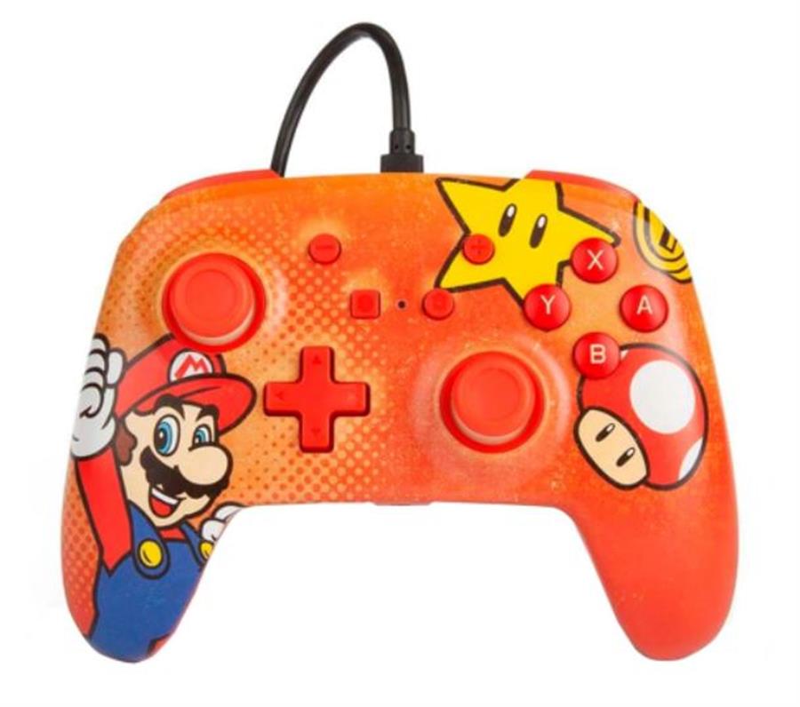 Joystick Nintendo Switch Power A - Mario Vintage