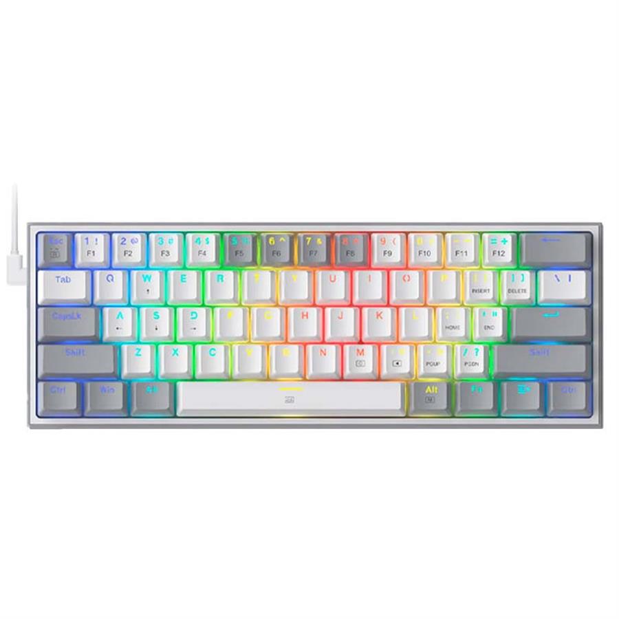 Teclado Redragon Fizz Pro White/Grey k616-Rgb