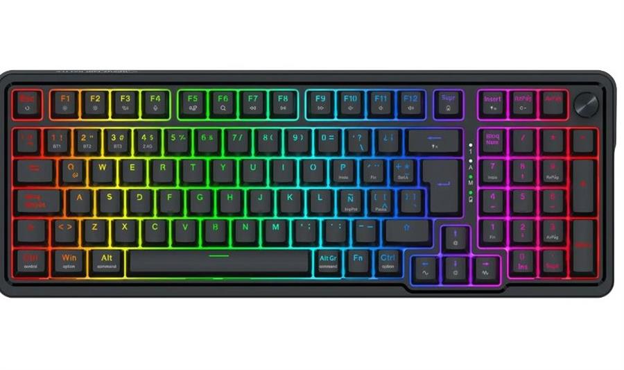 Teclado Magnetico Redragon Eisa KK686rgb-m Negro