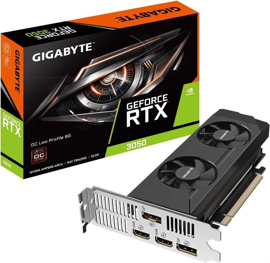 Placa de Video Gigabyte Rtx 3050 Oc Low profile 6GB