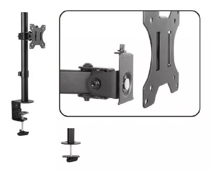 Soporte Monitor Intelaid Acero IT-DBSX 13 a 27" Vesa 100x100