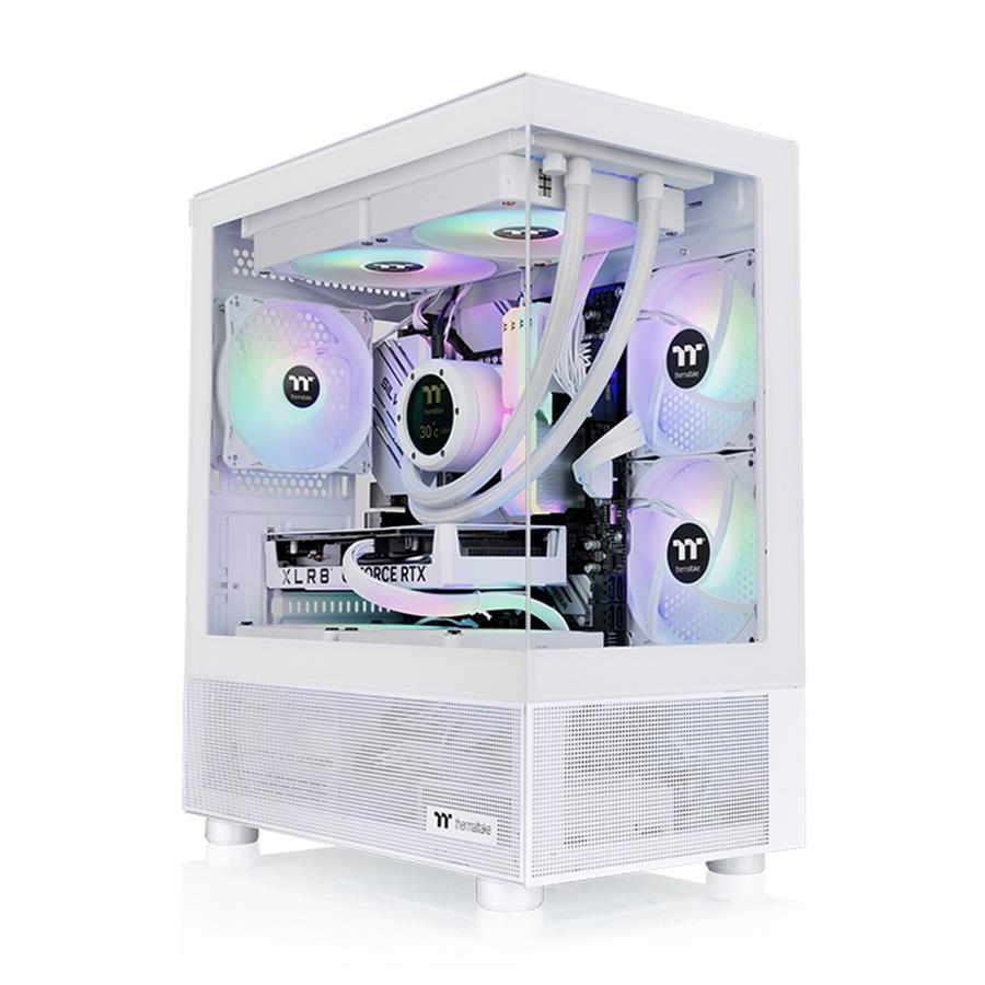 Gabinete Thermaltake View 170 TG ARGB 3fan Snow white