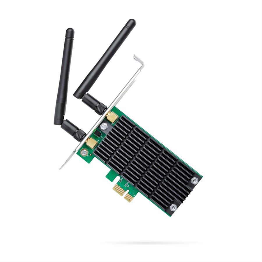 Placa de red Pcie Wifi + Bluetooth 5.0 Tp-link Archer T4e Ac1200 Dual band PCIe