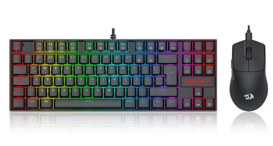 Kit Teclado Mouse Redragon S145 K552RGB + M724