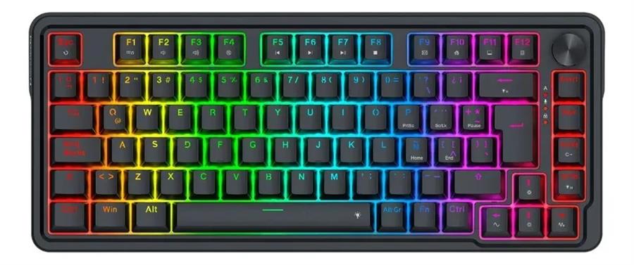 Teclado Magnetico Redragon Ucal K673rgb-m Negro