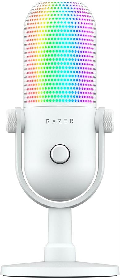 Microfono Razer Seiren V3 Chroma Rgb usb White
