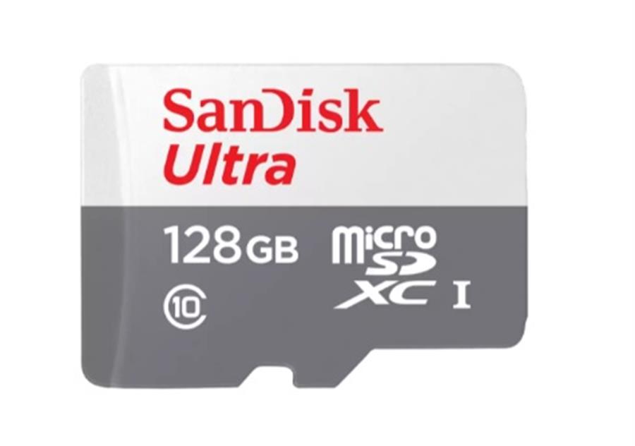 Memoria Ultra Micro Sd 128Gb Sandisk Clase 10 c/ Adaptador