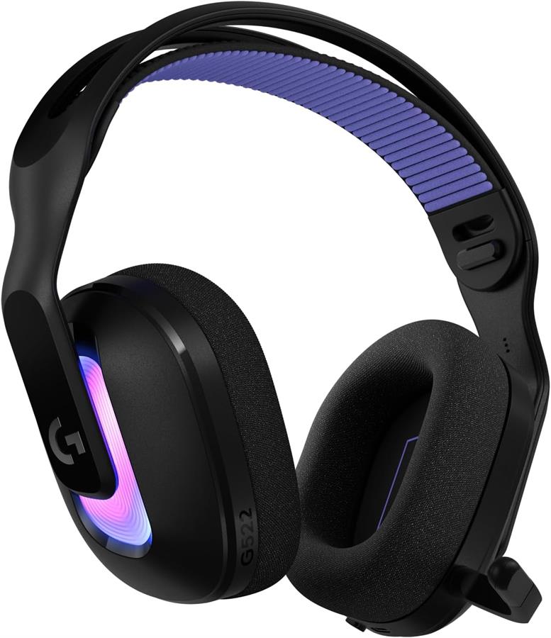 Auriculares Logitech G522 Wireless Lightspeed Negro