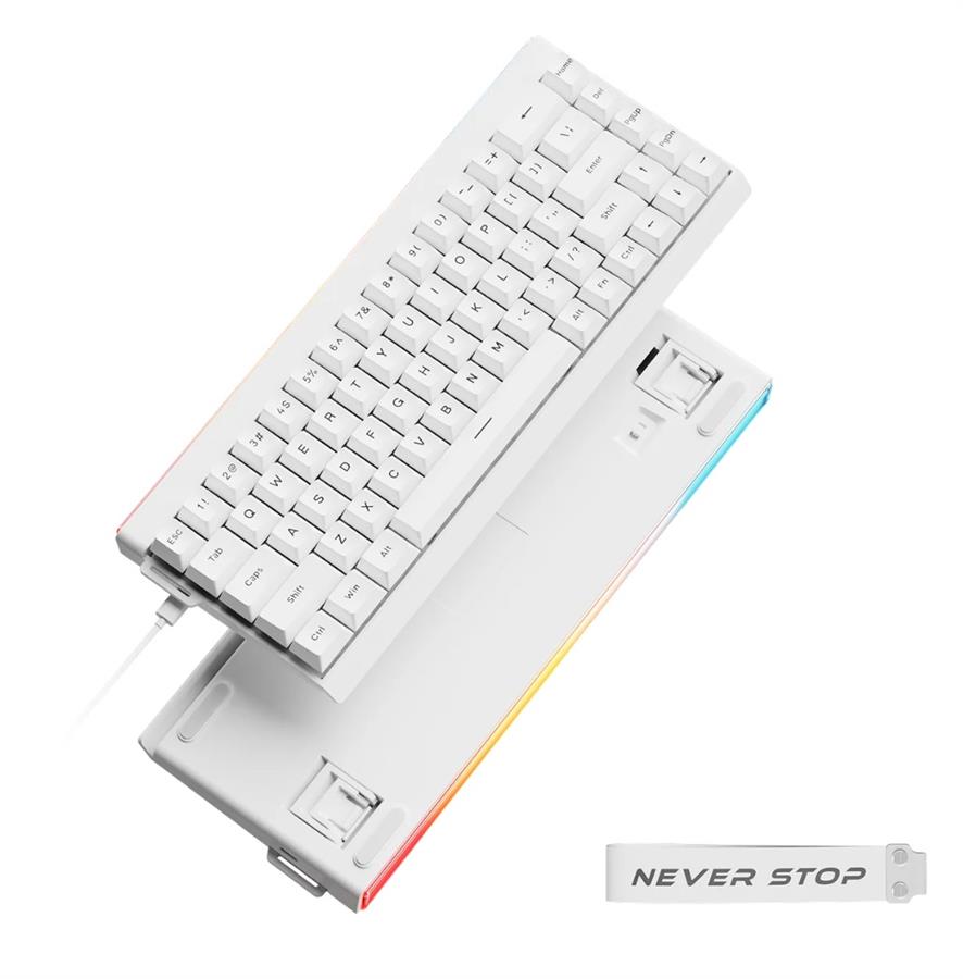 Teclado Magnetico Eweadn DK68 1k HE Wired White