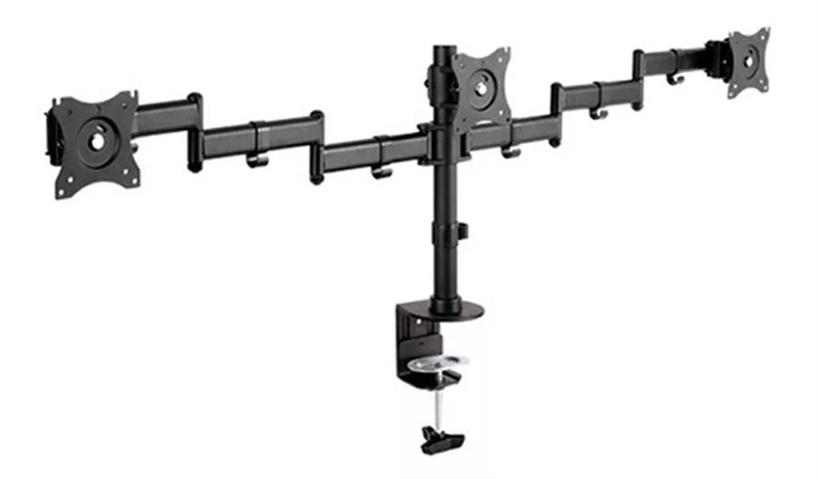Soporte Monitor Triple Intelaid IT-DB3E 13 a 27" Vesa 100x100