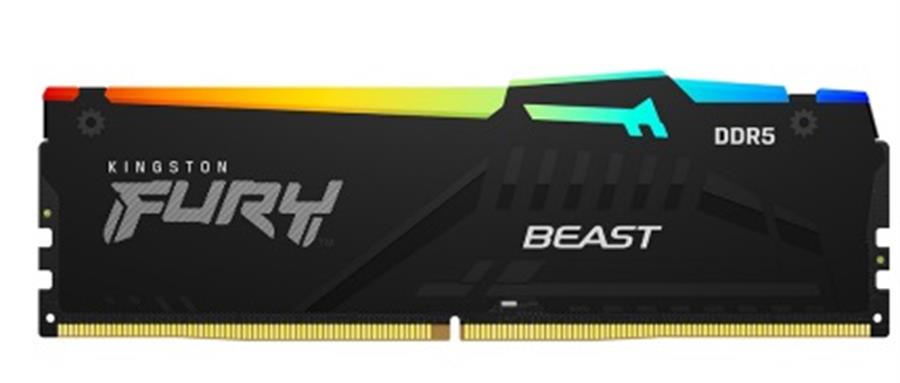 Memoria ram Kingston Fury Beast 16GB 6800MHz RGB EXPO DDR5 Black