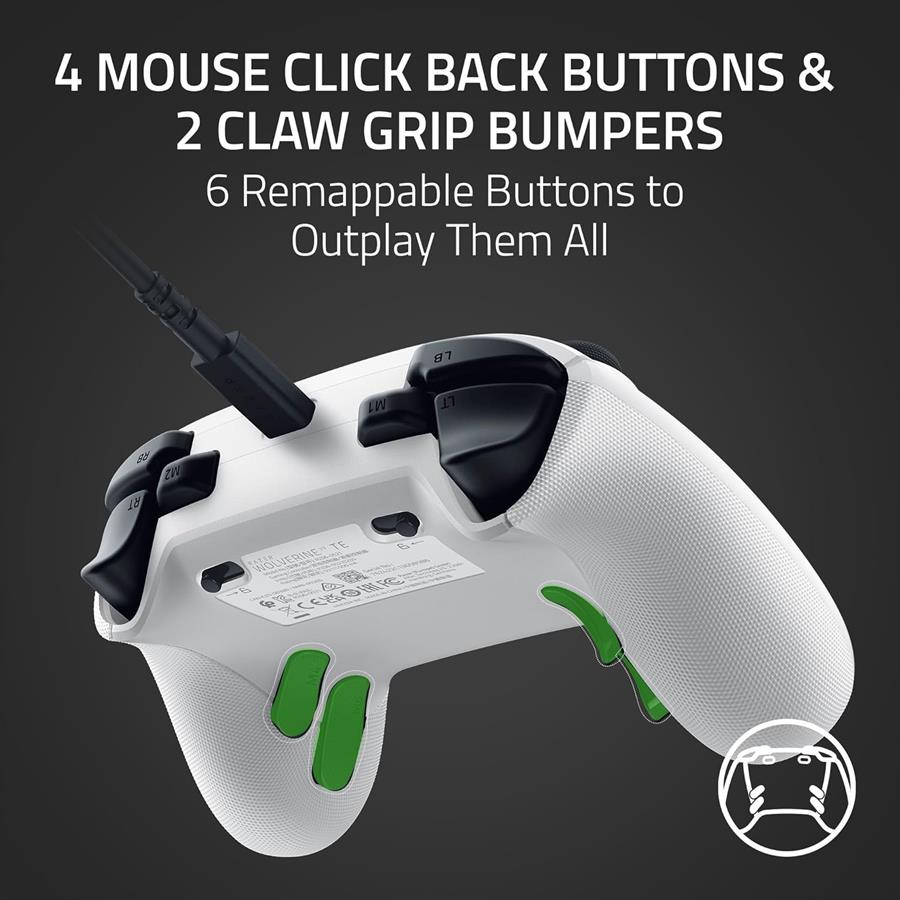 Joystick Razer Wolverine V3 Tournament Edition Cableado Blanco Xbox/PC