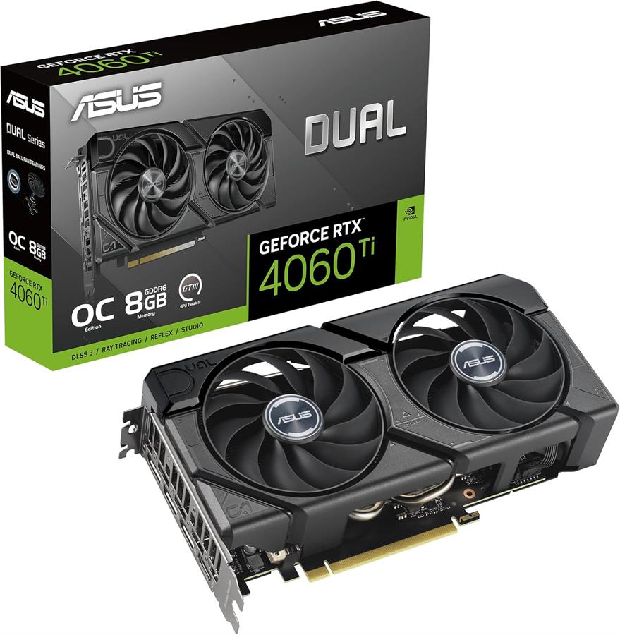 Placa de video Asus 4060 TI Dual Evo OC 8GB