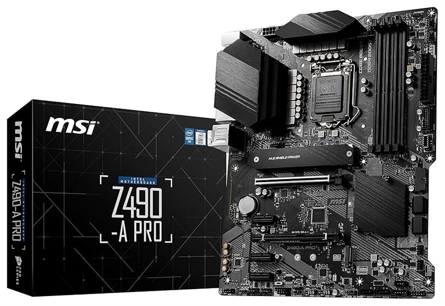 Motherboard MSI Z490-A Pro + Procesador Intel Outlet