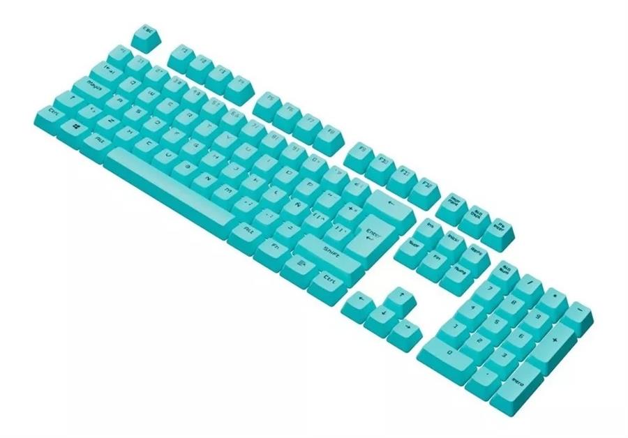 Kit 105 Teclas Keycaps VSG Stardust Aquamarine