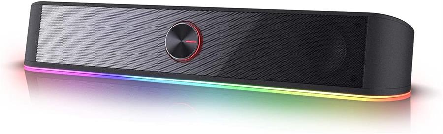 Barra de sonido Parlante Redragon Adiemus GS560 RGB Black 3.5mm