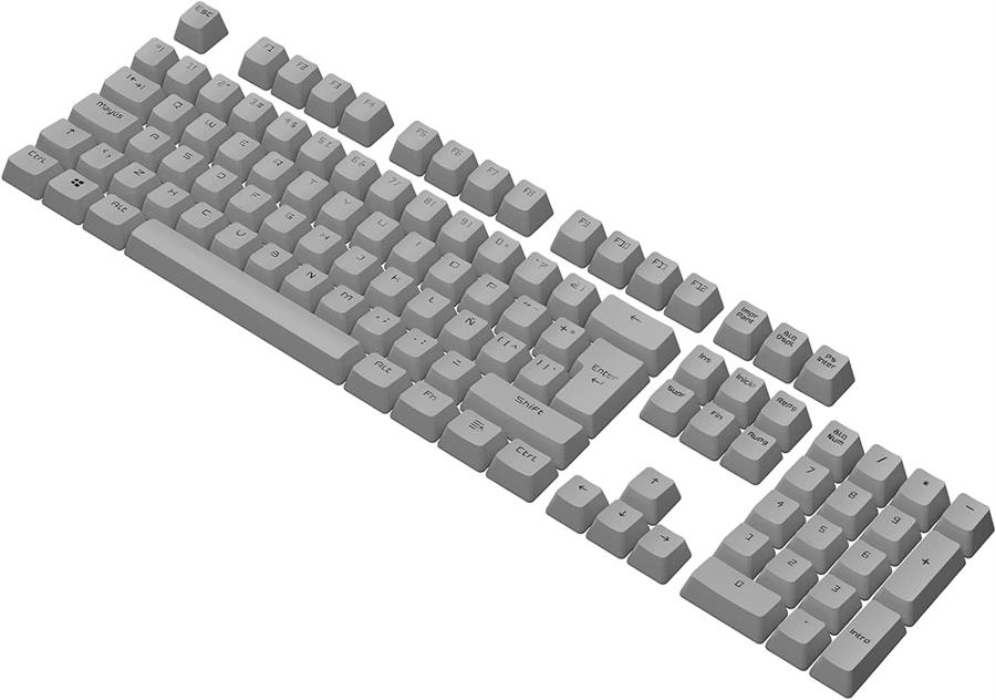 Kit 105 Teclas Keycaps VSG Stardust Gris