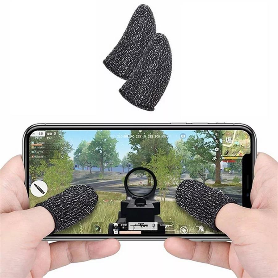 Cubre Dedos Dedales Gamer X2 Pubg Cod Freefire Silver Fiber