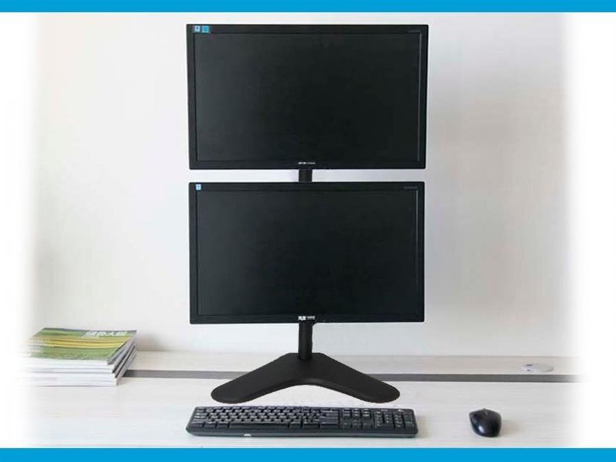 Soporte Monitor doble Intelaid IT-DB88VS 13 a 32" Vesa 100x100