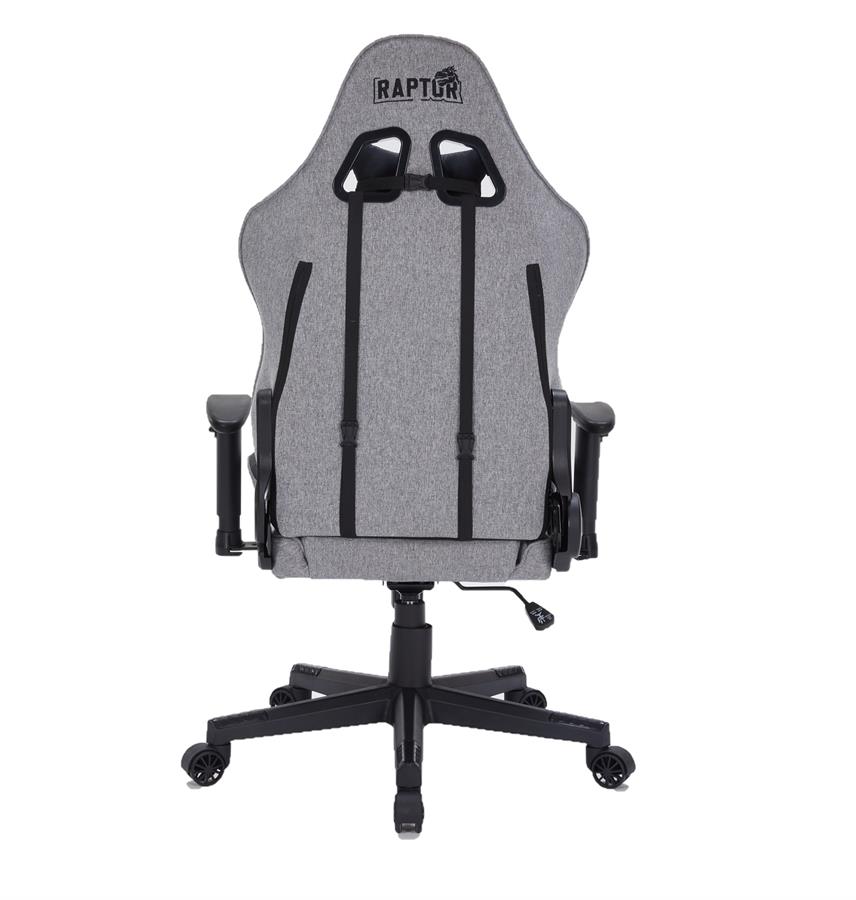 Silla Gamer Raptor Throne R1 Tela Gris