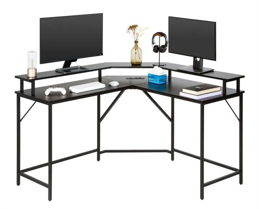 Escritorio esquinero Rgb Redragon Terra RDGD15-2 c/Elevador monitor