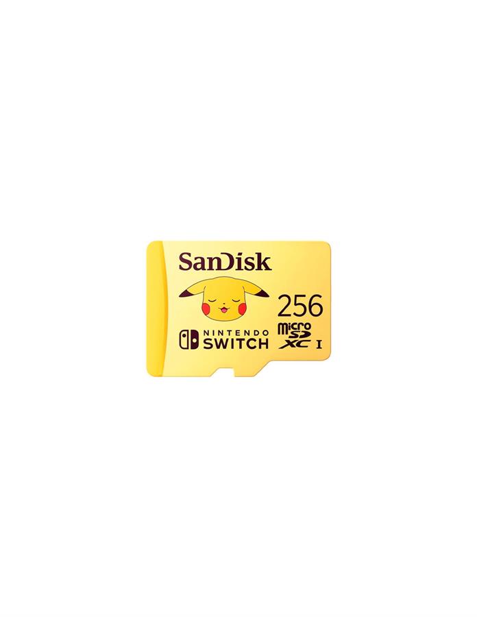 MicroSd Sandisk 256Gb Nintendo Pikachu