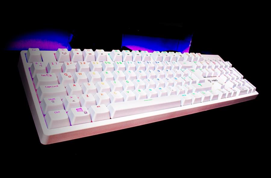 Teclado Mecanico VSG Alnilam Blanco RGB Kailh Red